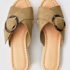 AEO Buckle Strap X-Band Flatform Olive Size 6